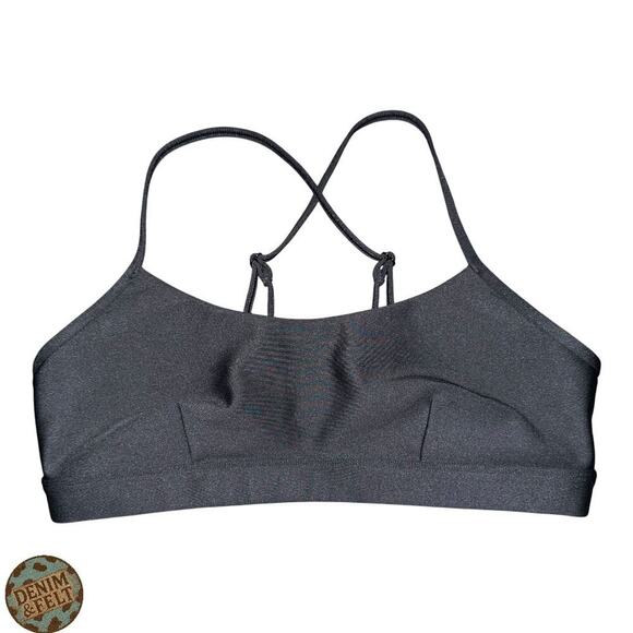 Alo Yoga Airlift Intrigue Strappy Sports Bra Black Size Small - Picture 5 of 12